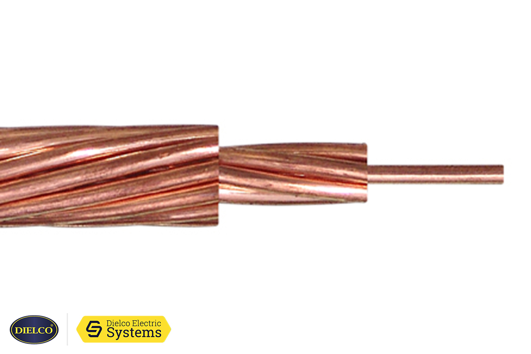  Dielco cable de cobre desnudo calibre 3/0 